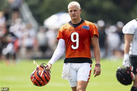 joe burrows naked|Joe Burrow runs naked boot in Cincinnati Bengals practice